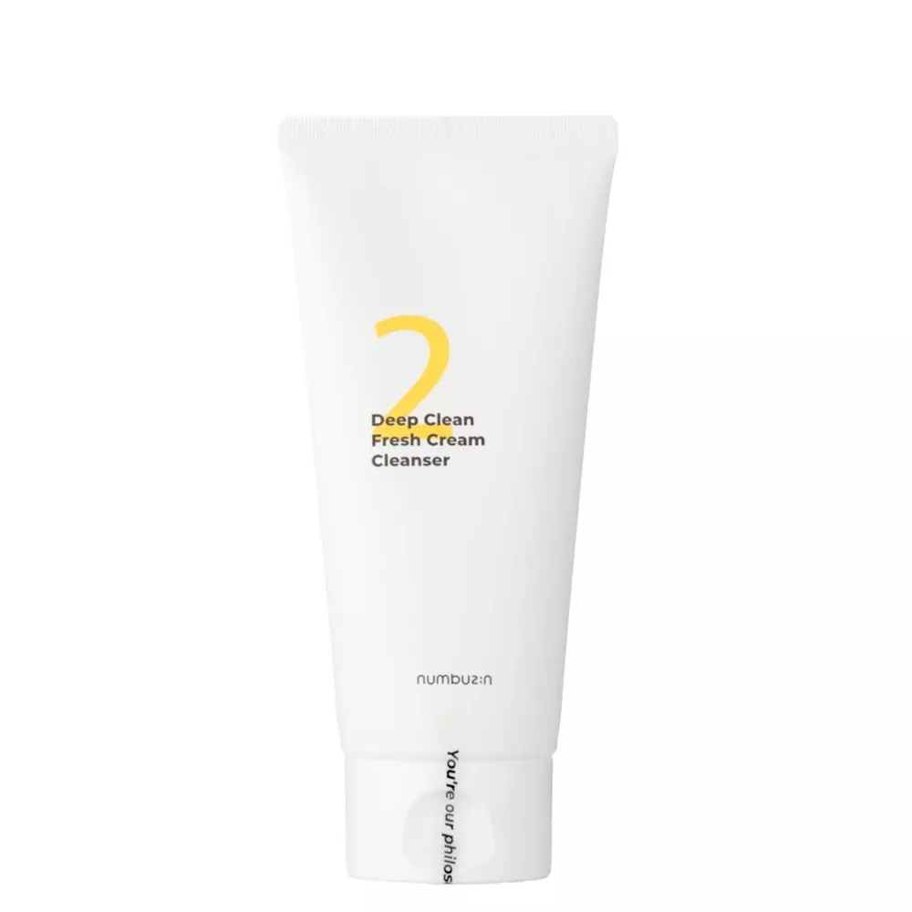 Numbuzin - No.2 - Deep Clean Fresh Cream Cleanser - Feuchtigkeitsspendende Gesichtsreinigungsemulsion- 120ml