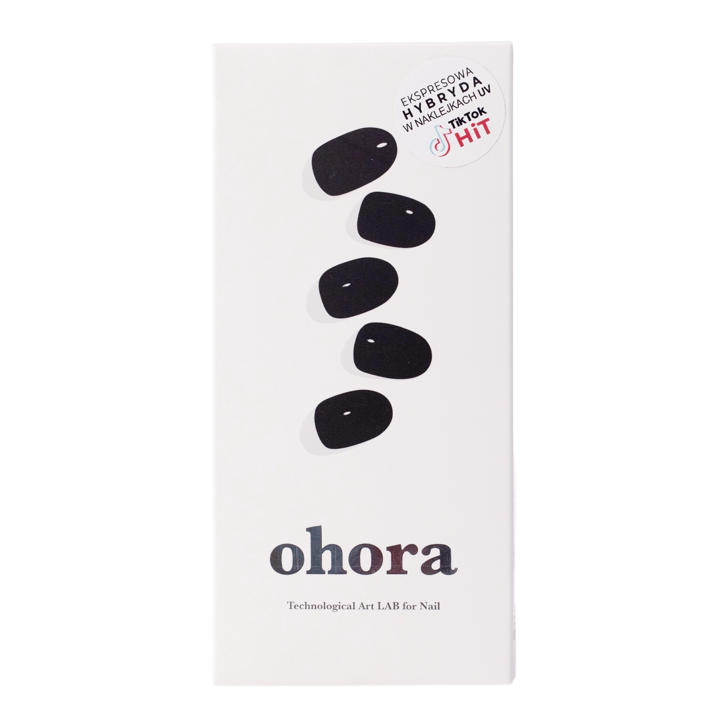 Ohora - Semicured Gel Nail - Gel-Nagelsticker - Onyx - 30pcs.