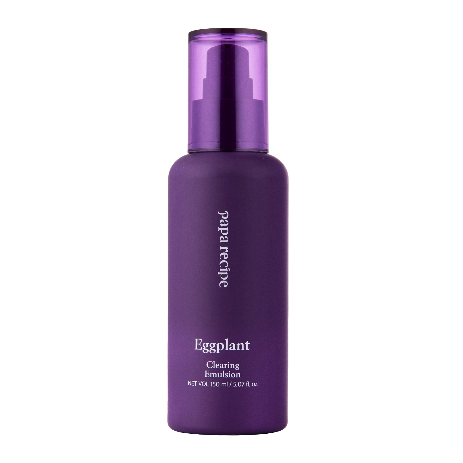 Papa Recipe - Eggplant Clearing Emulsion - Feuchtigkeitsspendende und glättende Gesichtsemulsion - 150ml