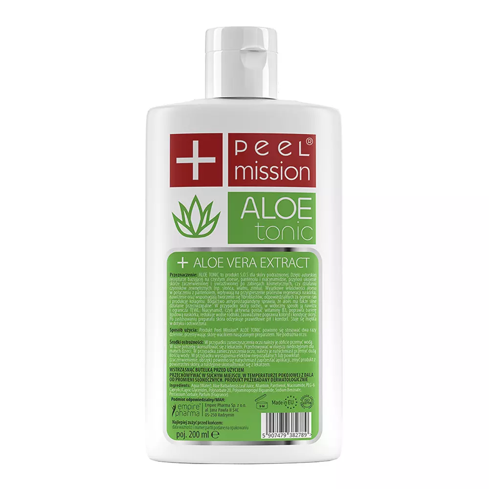 Peel Mission - Aloe Tonic - Gesichtswasser für gereizte Haut - 200ml