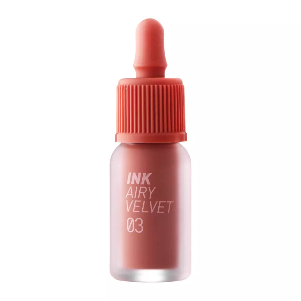 Peripera - Ink Airy Velvet - Lip Tint - 003 Cartoon Coral - 4g