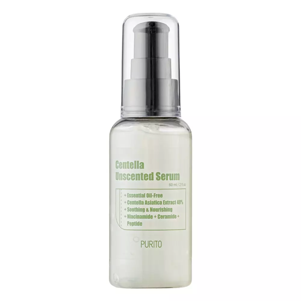 Purito - Centella Unscented Serum - Duftloses Serum mit Extrakt aus Indischem Wassernabel - 60ml