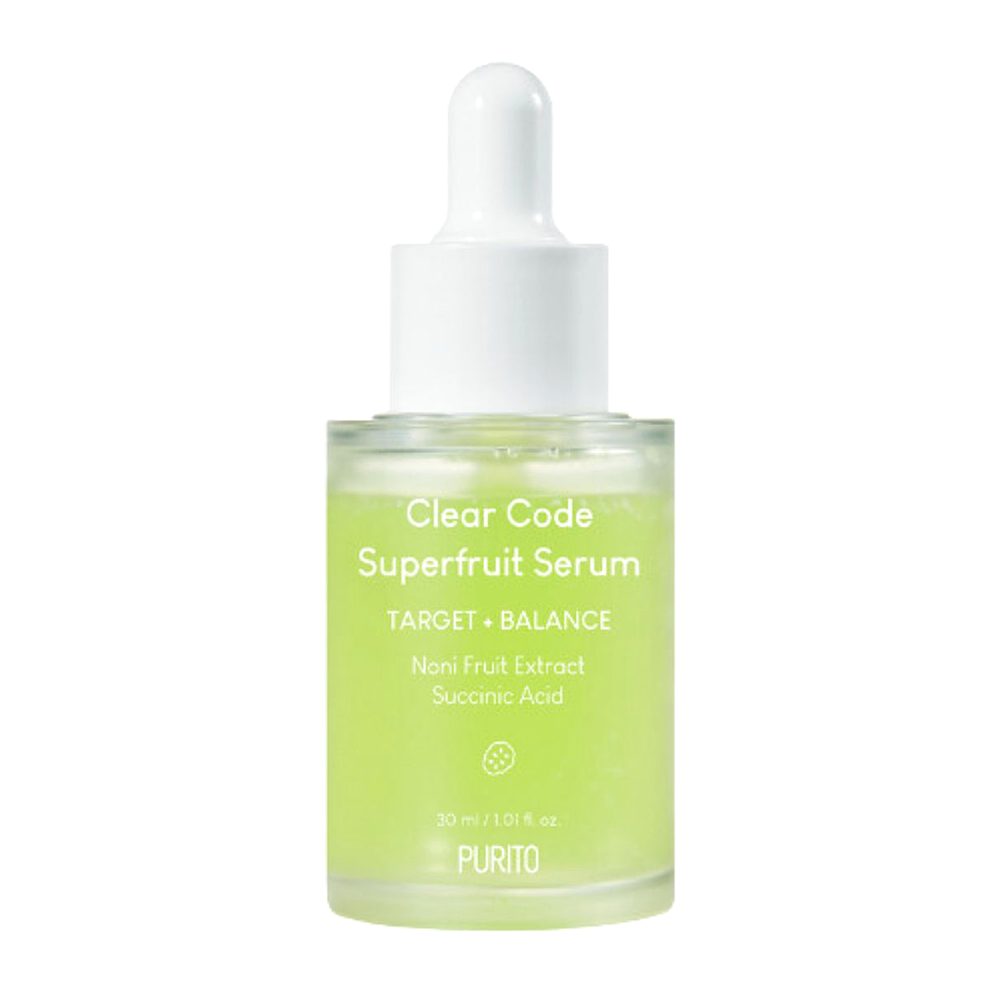 Purito - Clear Code Superfruit Serum - Seboregulierendes Serum mit Noni-Frucht-Extrakt - 30ml