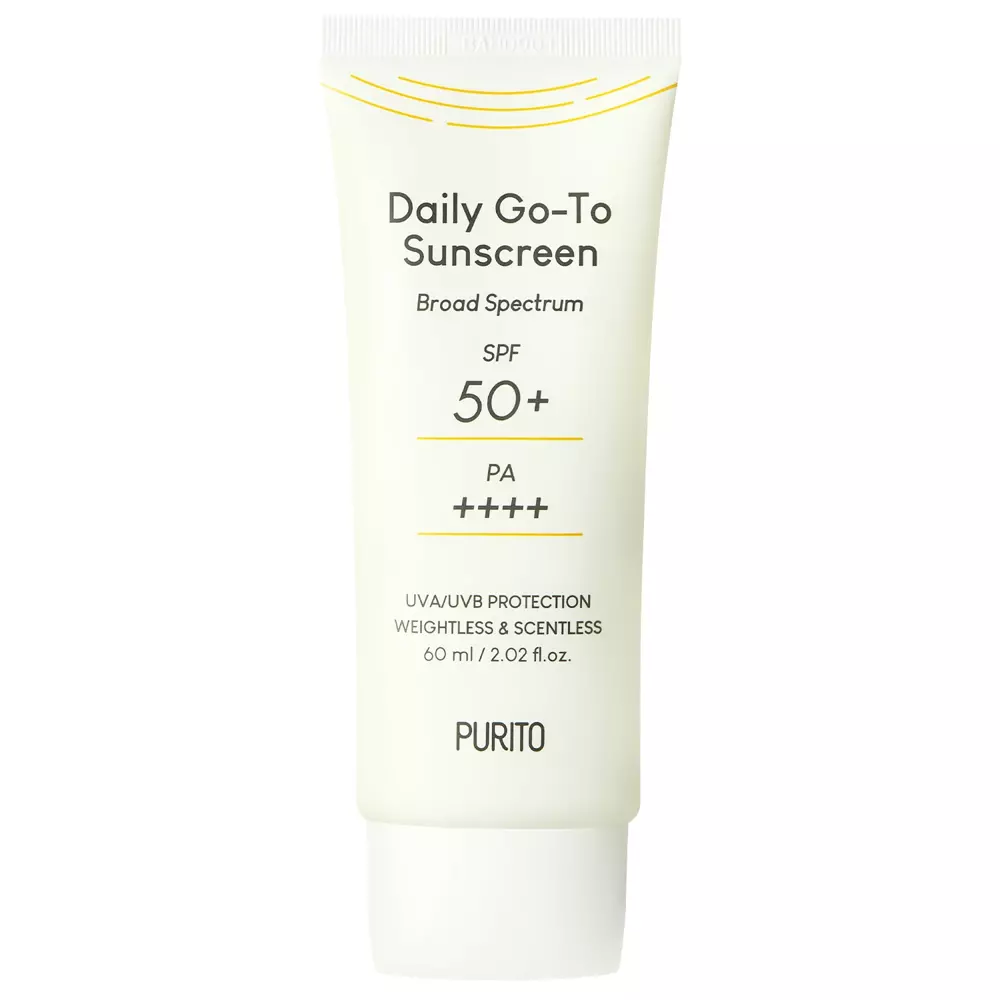 Purito - Daily Go-To Sunscreen SPF50+/PA++++ - Leichte Sonnenschutzcreme - 60ml