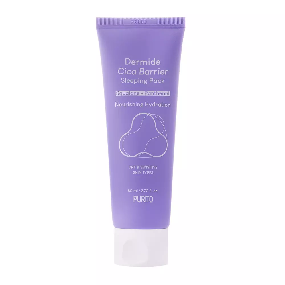 Purito - Dermide Cica Barrier Sleeping Pack - Regenerierende Nachtcreme-Maske - 80ml