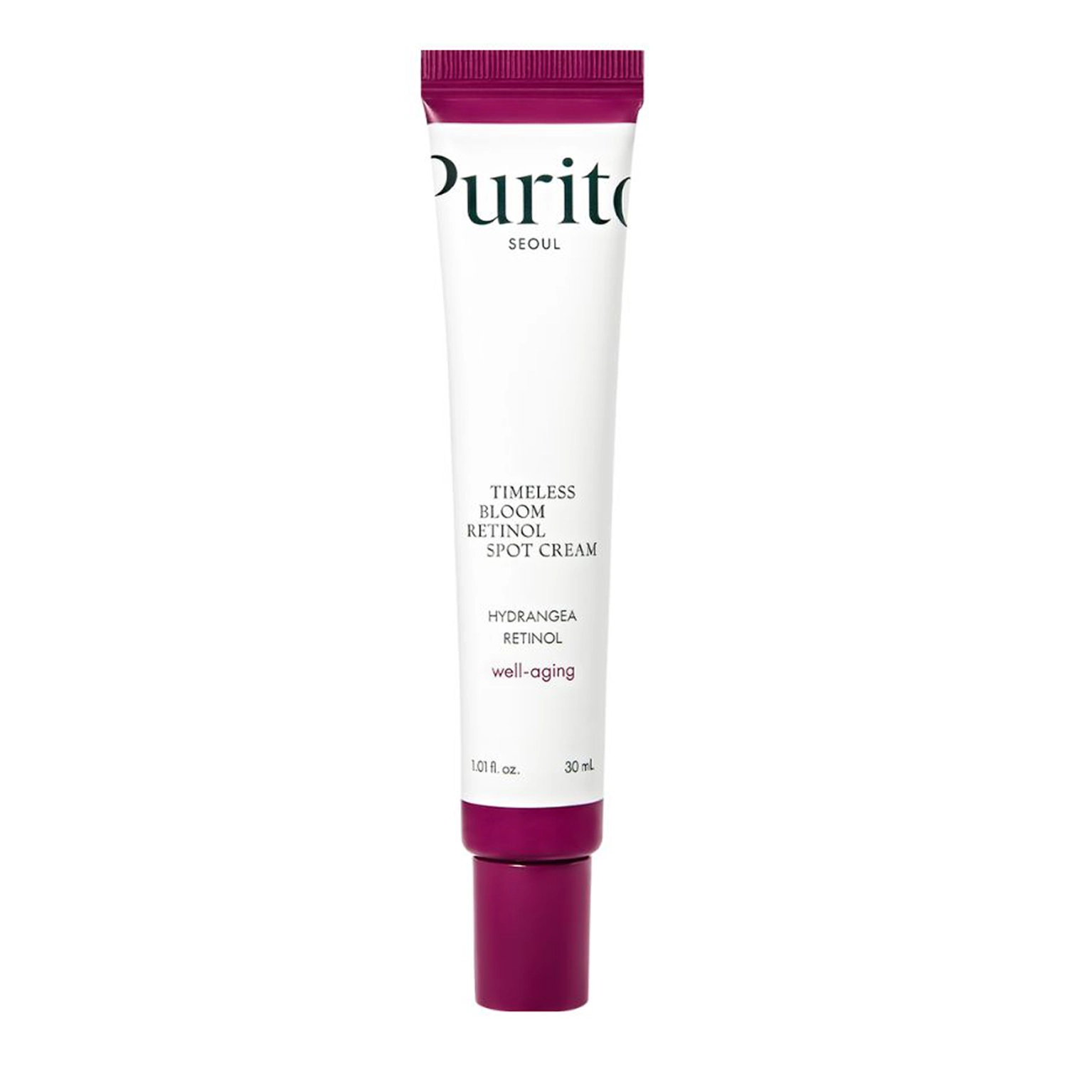 Purito Seoul - Timeless Bloom Retinol Spot Cream - Anti-Falten-Creme mit Retinol - 30ml