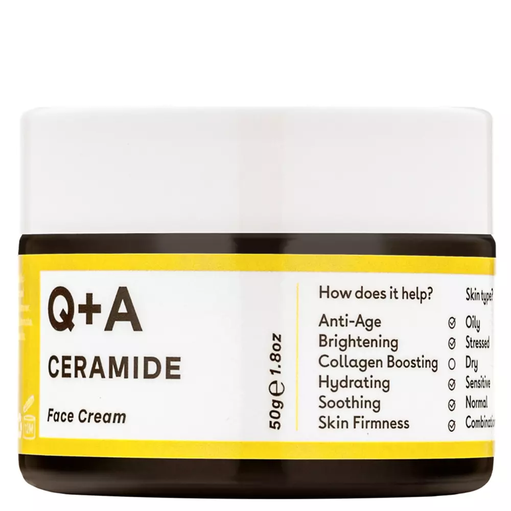 Q+A - Ceramide Barrier Defence Face Cream - Ceramide Schutzcreme für das Gesicht.- 50ml