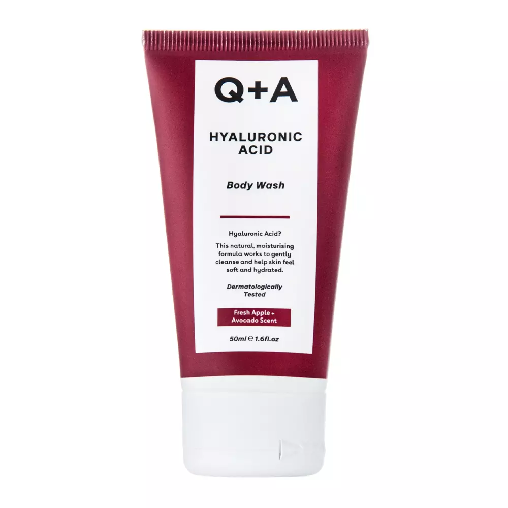 Q+A - Hyaluronic Acid Body Wash -  Feuchtigkeitsspendendes Körperwaschgel mit Hyaluronsäure - 50ml