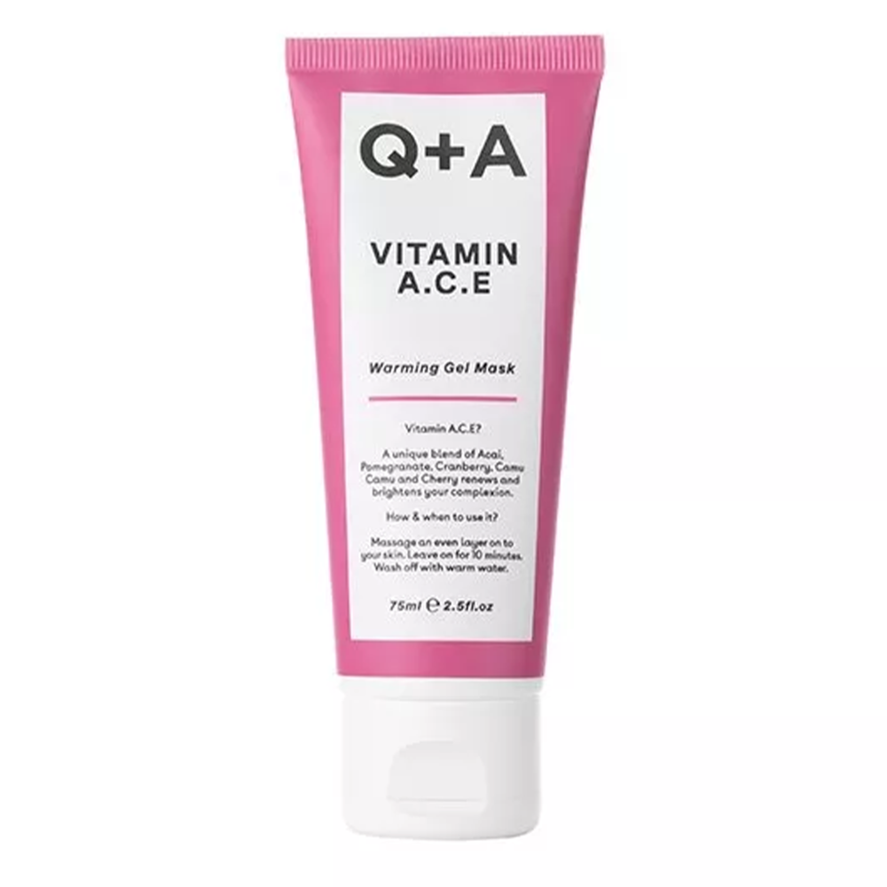 Q+A - Vitamin A.C.E - Warming Gel Mask - Antioxidative Vitamin A.C.E Maske - 75ml