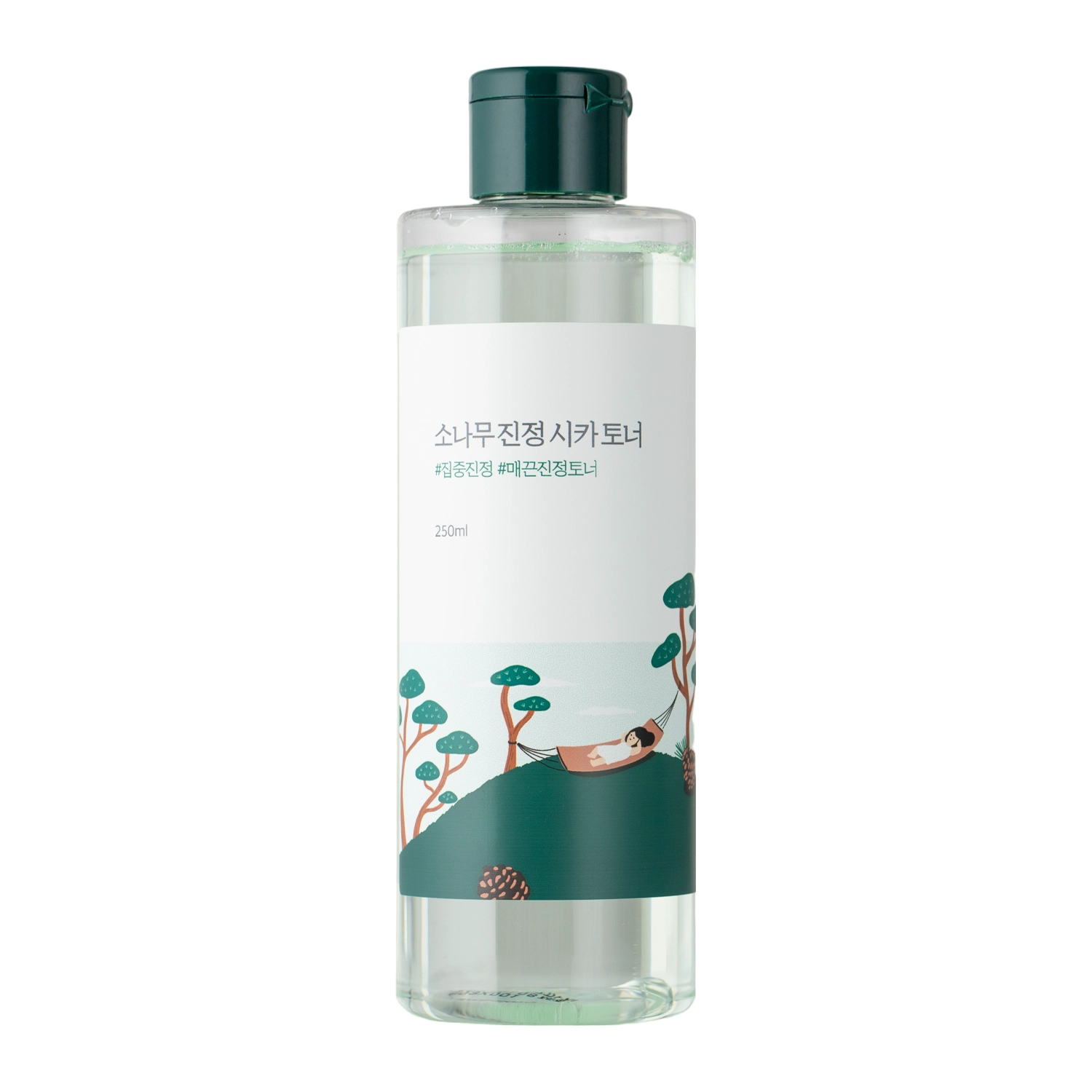 Round Lab - Pine Calming Cica Toner - Feuchtigkeitsspendendes Gesichtswasser - 250ml