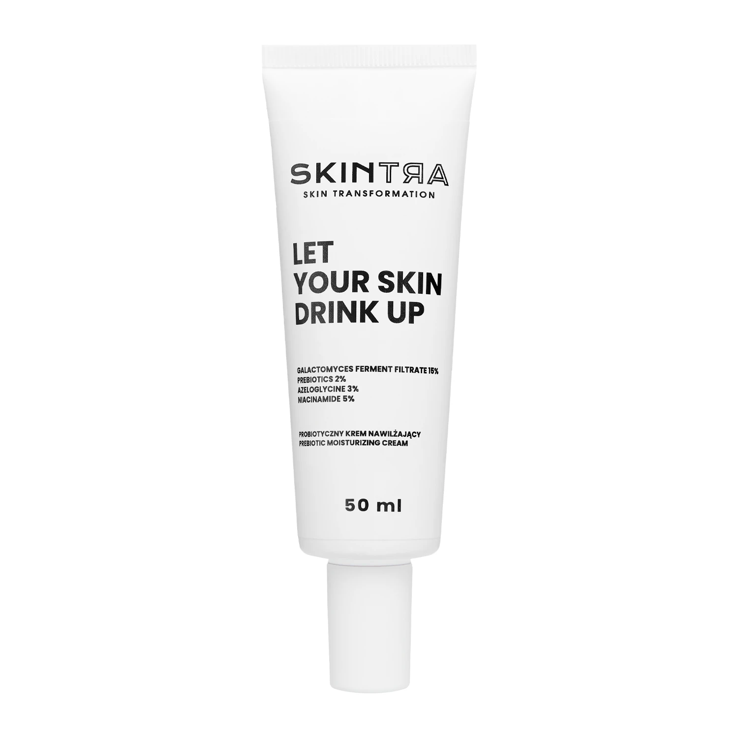 SkinTra - Let Your Skin Drink Up - Präbiotische Feuchtigkeitscreme - Tube - 50ml