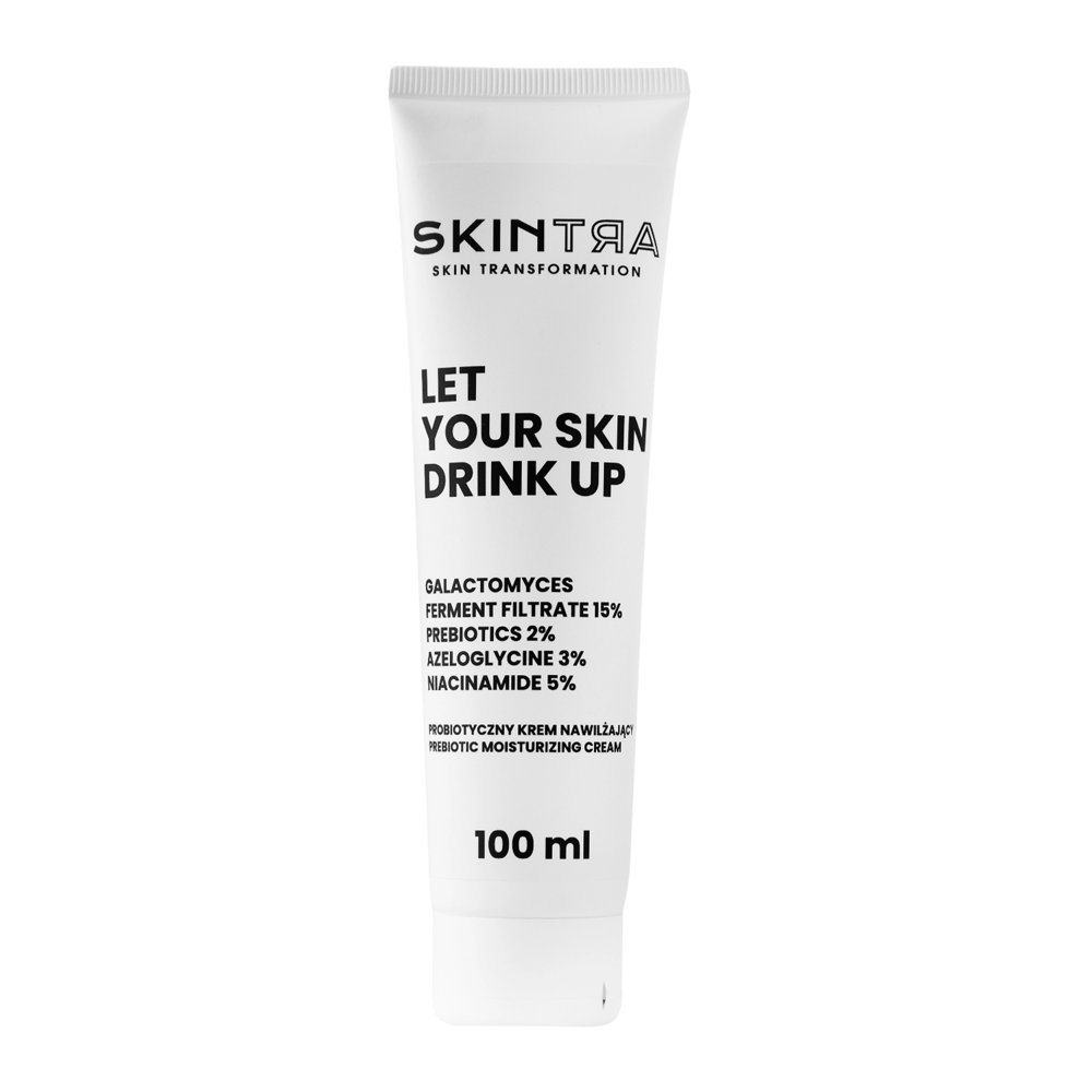 SkinTra - Let Your Skin Drink Up - Prebiotische Feuchtigkeitscreme - Tube 100ml