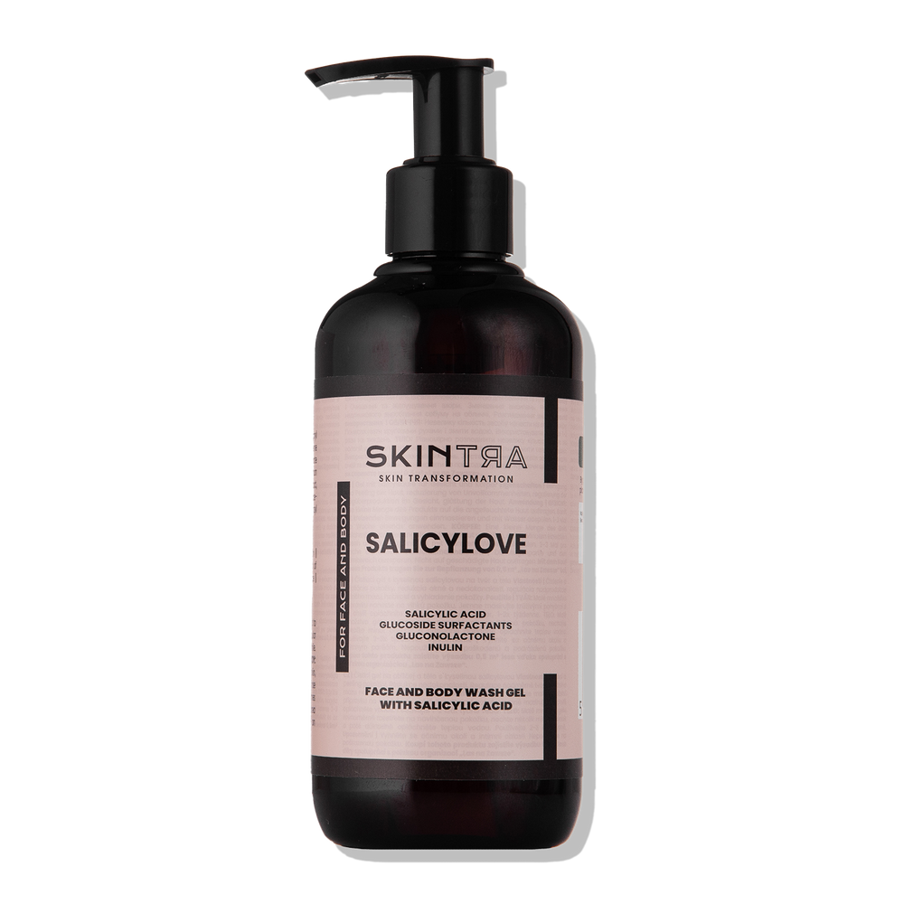 SkinTra - Salicylove - Gesichts- und Körperreinigungsgel mit Salicylsäure  - 250ml 