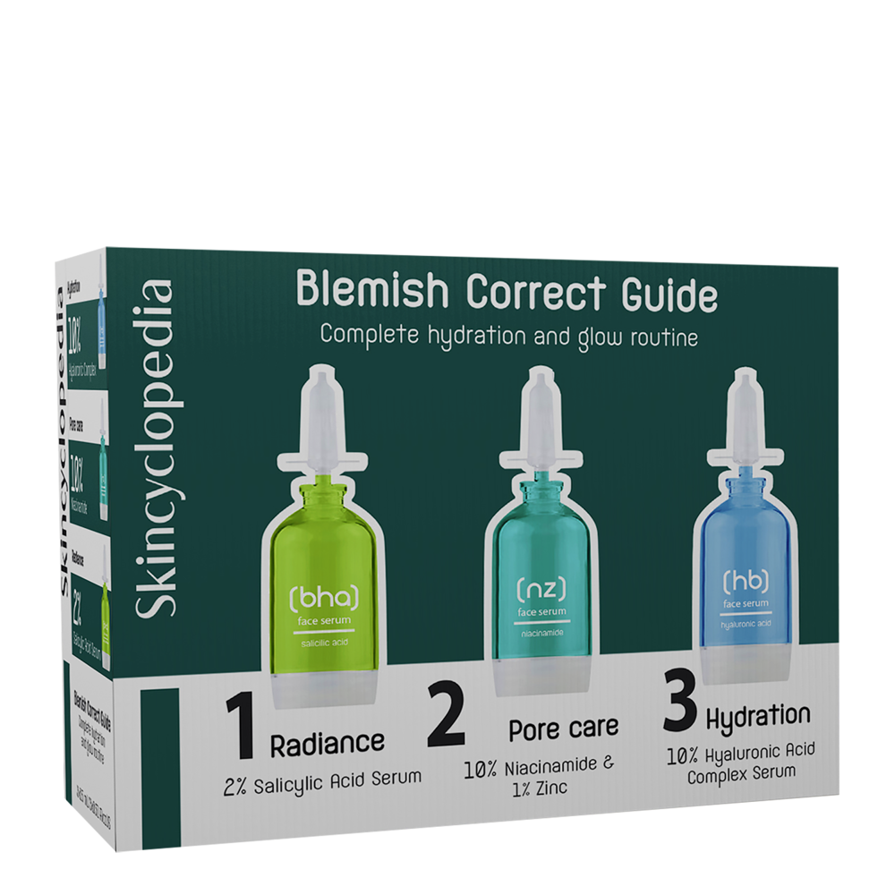 Skincyclopedia - Blemish Guide Set - Behandlung gegen Unreinheiten - 3x15ml