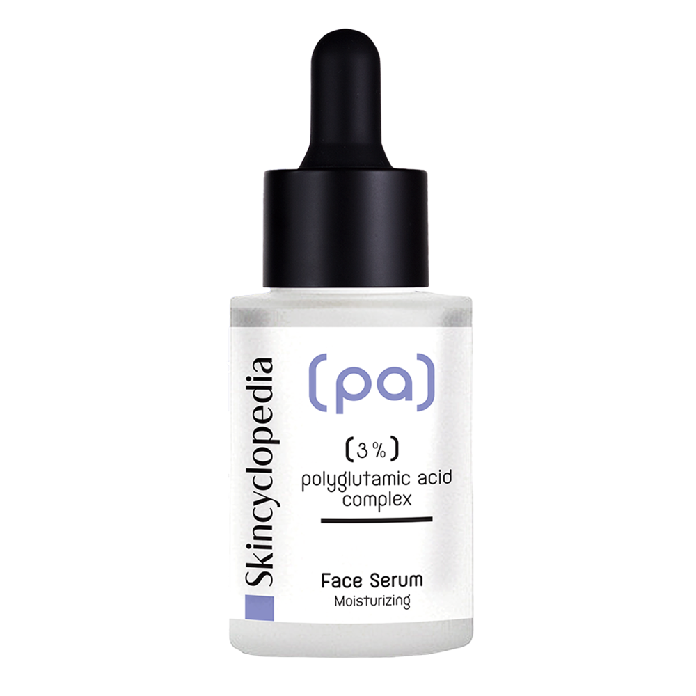 Skincyclopedia -  Face Serum 3% Polyglutamic Acid Complex - Feuchtigkeitsspendendes Gesichtsserum - 30ml