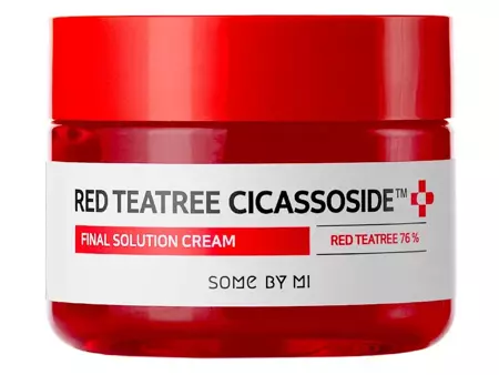 Some By Mi - Red Teatree Cicassoside Final Solution Cream - Creme auf Basis von rotem Teebaum für empfindliche und problematische Haut - 60ml