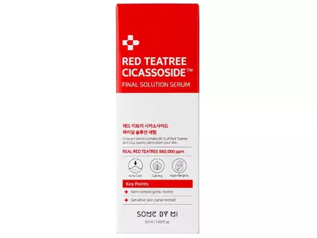 Some By Mi - Red Teatree Cicassoside Final Solution Serum - Linderndes Serum auf Basis von rotem Teebaum - 50ml