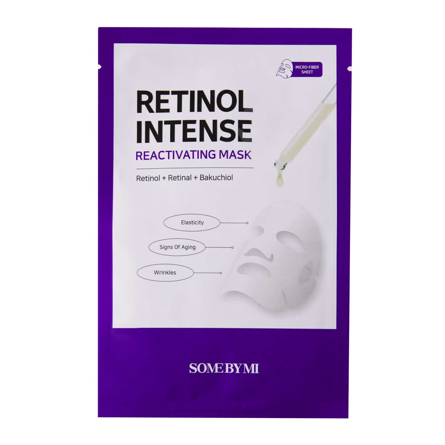 Some By Mi - Retinol Intense Reactivating Mask - Anti-Aging Tuchmaske  - 22g