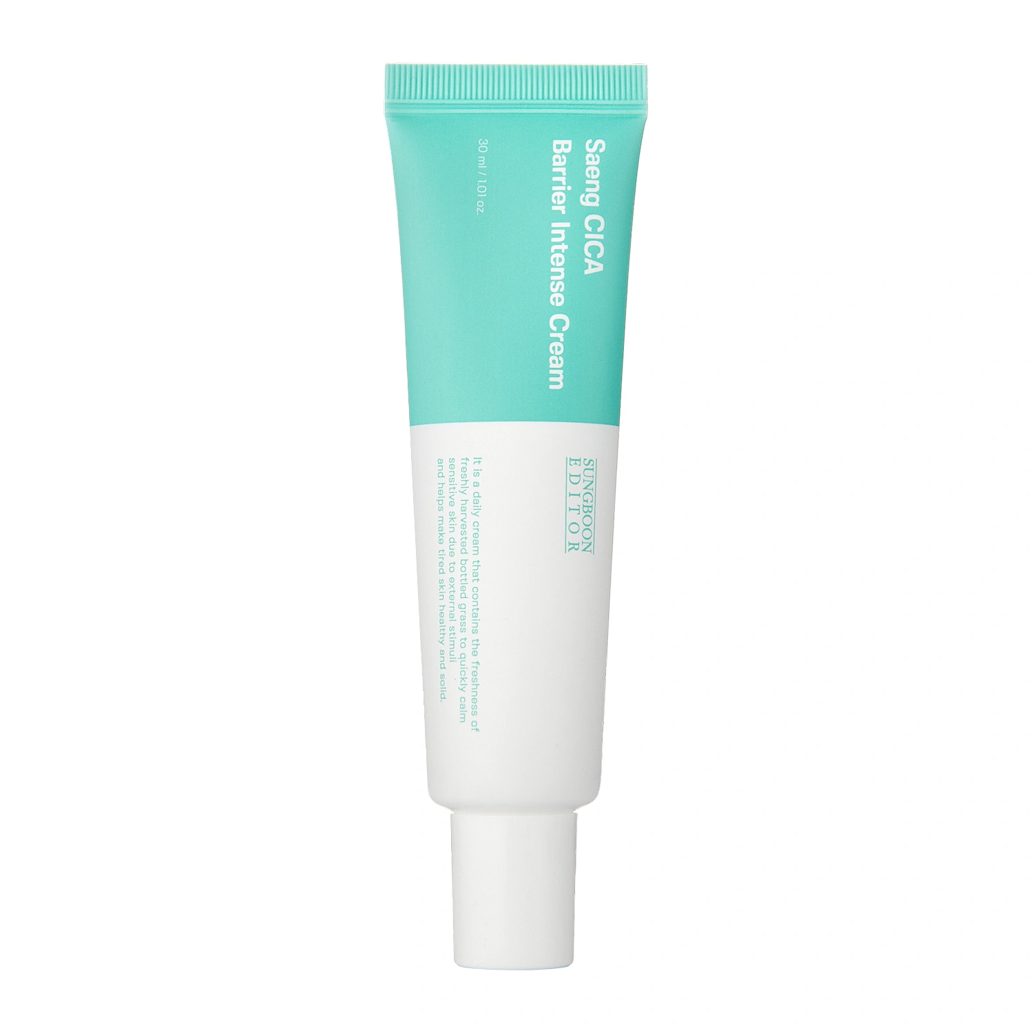 Sungboon Editor - Saeng Cica Barrier Intense Cream - Lindernde Gesichtscreme mit Centella - 30ml