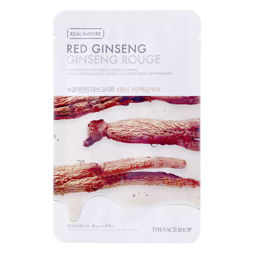 The Face Shop - Natural Mask - Red Ginseng - Rote Ginseng-Maske - 20g