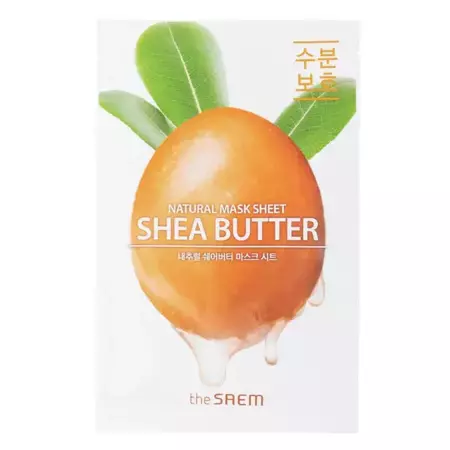 The SAEM - Natural Shea Butter Mask Sheet - Sheabutter-Maske - 21 ml 