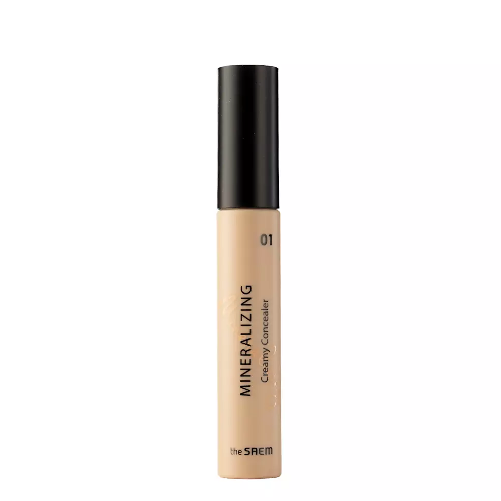 The Saem - Mineralisierender cremiger Concealer - SPF30/PA++ - Concealer mit LSF - 01 Vanille - 6ml