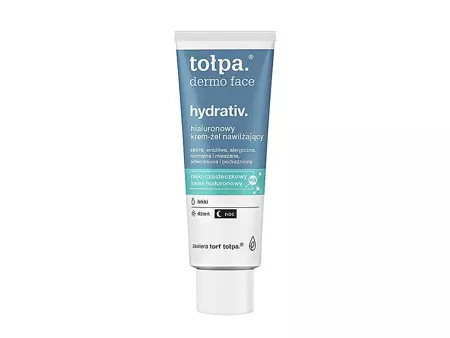 Tolpa - Dermo Face Hydrativ - Leichtes feuchtigkeitsspendendes Creme-Gel mit Hyaluronsäure für den Tag - 40ml