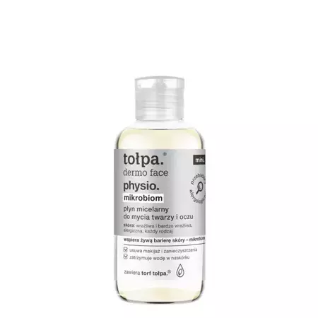 Tołpa - Dermo Face Physio Microbiome - Mizellenlotion für Gesicht und Augenreinigung - Mini - 100ml