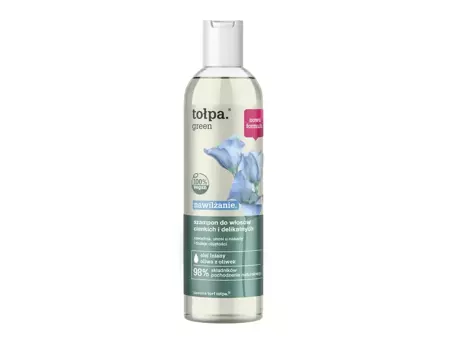 Tolpa - Green - Feuchtigkeitsversorgung- Shampoo für feines und empfindliches Haar - 300ml