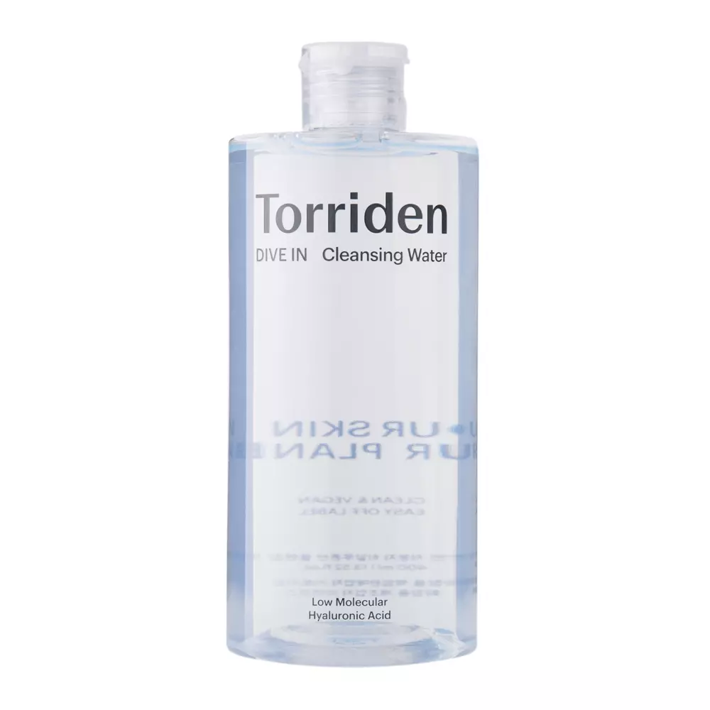 Torriden - Dive In - Low Molecular Hyaluronic Acid Cleansing Water - Feuchtigkeitsspendendes Mizellenwasser - 400ml 