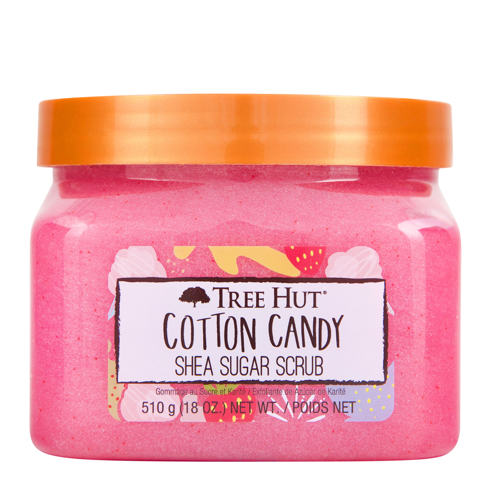 Tree Hut - Shea Sugar Scrub Cotton Candy - Zuckerkörperpeeling - Zuckerwatte - 510g