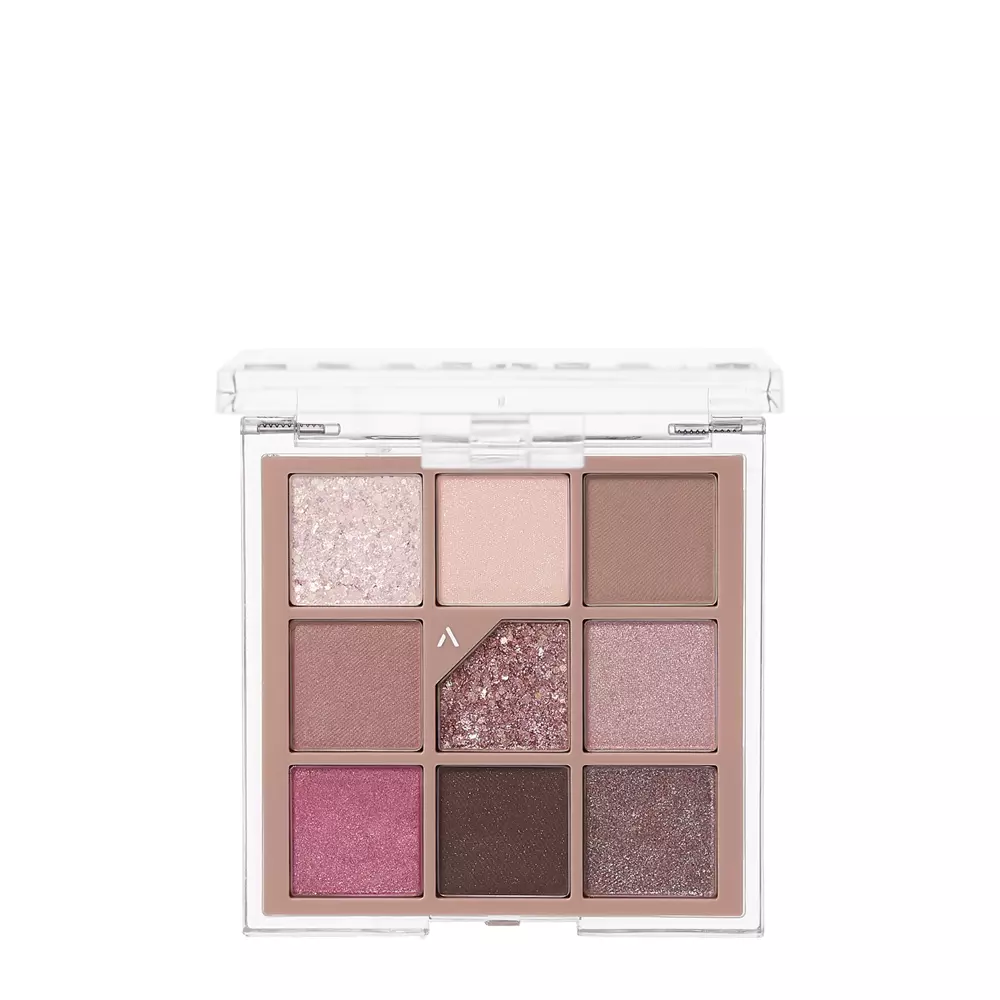 Unleashia - Glitterpedia Eye Palette - Vegane Lidschattenpalette - 5 All of Dusty Rose - 6.6g