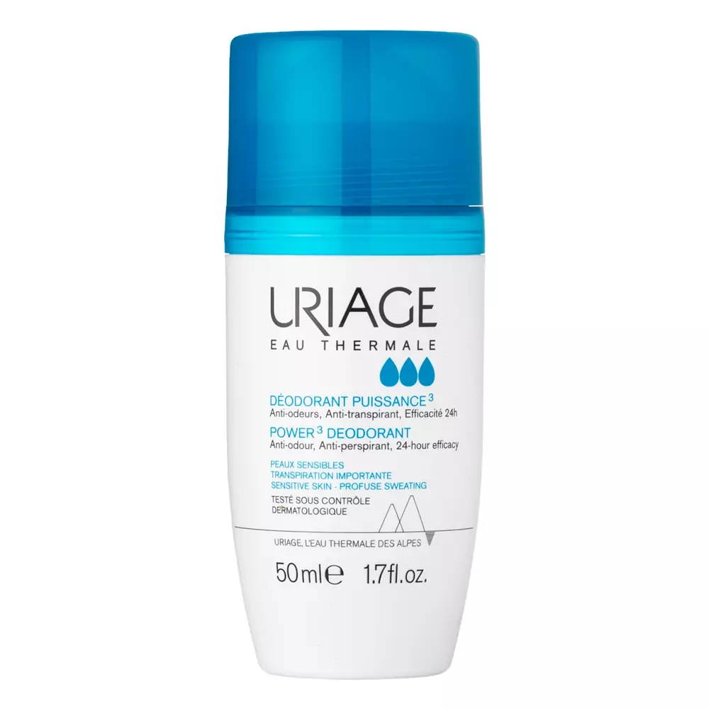 Uriage - Deodorant Puissance - Antitranspirant in einer Kugel - 50ml