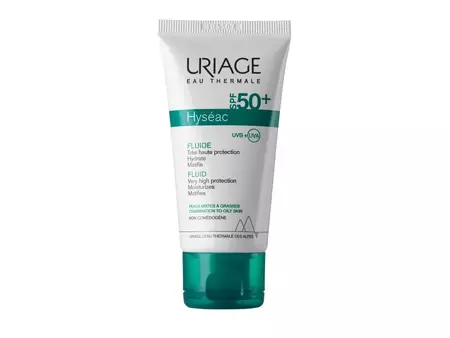 Uriage - Hyseac Fluide SPF50+ - Sonnenschutzfluid für zu Akne neigende Haut - 50ml 