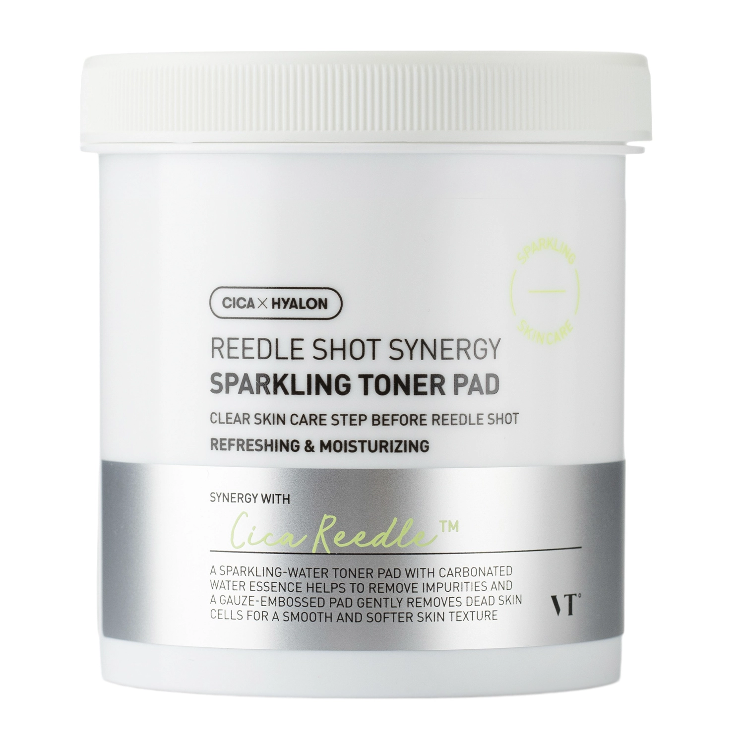 VT Cosmetics - Reedle Shot Synergy Sparkling Toner Pad - Glättende Gesichtspads - 80pcs/200ml