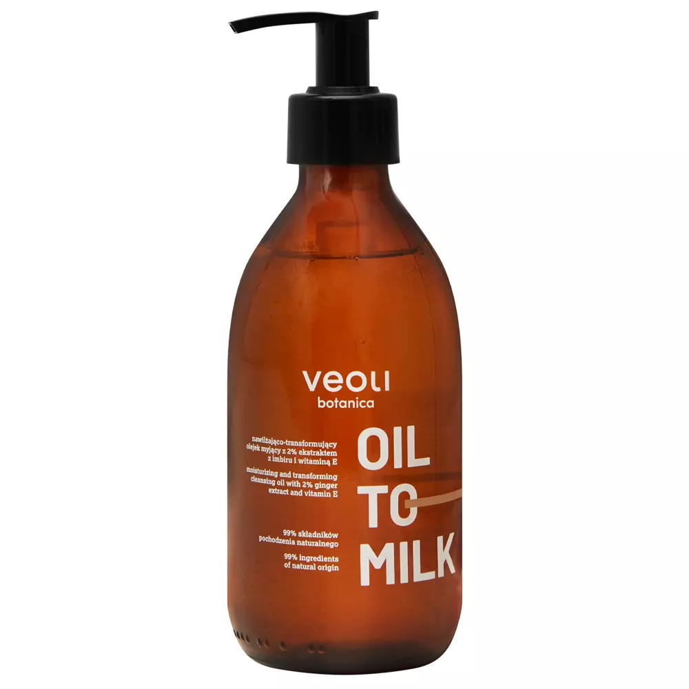 Veoli Botanica - Oil To Milk - Feuchtigkeitsspendendes und transformierendes Reinigungsöl - 290ml