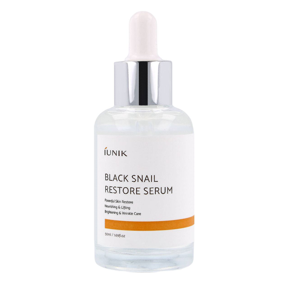 iUNIK - Black Snail Restore Serum - Regenerierendes Serum mit Schneckenschleim - 50ml