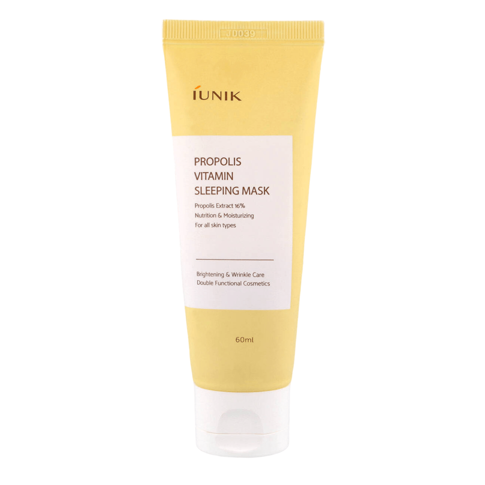 iUNIK - Propolis Vitamin Sleeping Mask - Feuchtigkeitsspendende Nachtmaske mit Propolis - 60ml