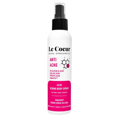 Le Coeur - Anti Acne - Säurehaltiges Dermo Körperspray - 150ml