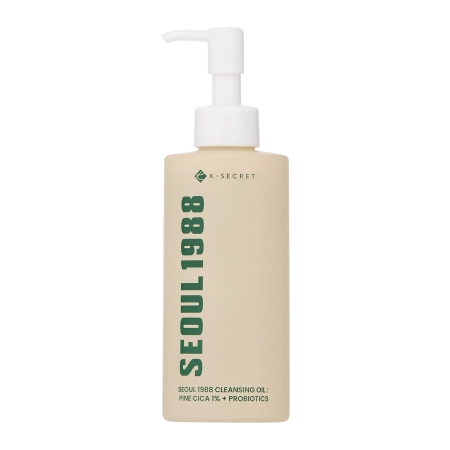 K-SECRET - SEOUL 1988 Reinigendes Öl : Pine Cica 1% + Probiotics  - Make-up-Entfernungsöl - 200ml