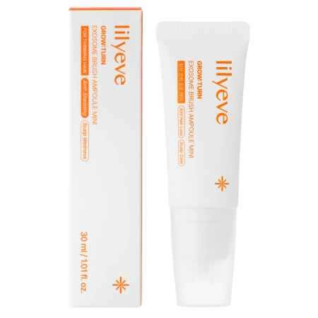 lilyeve - Grow:Turn Exosome Brush Ampoule - Stärkende Ampulle für Haar und Kopfhaut - Mini - 30 ml