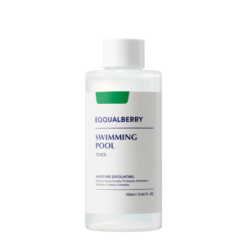 EQQUALBERRY - Swimming Pool Daily Facial Toner - Feuchtigkeitsspendendes und peelendes Gesichtswasser - 155ml