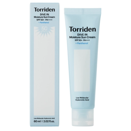 Torriden - Dive-In Watery Moisture Sun Cream SPF50+ PA++++ - Feuchtigkeitsspendendes Sonnenschutzmittel - 60ml