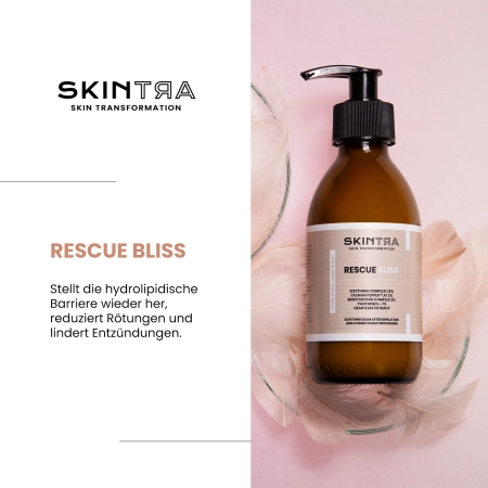 SkinTra - Rescue Bliss - Balsam nach Enthaarung und kosmetologischen Behandlungen für Gesicht und Körper - 200ml 
