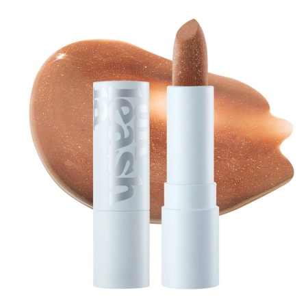Unleashia - Glacier Vegan Lip Balm - Feuchtigkeitsspendender Lippenbalsam mit Glitter - Nr.3 Nude Bluff - 3.3g