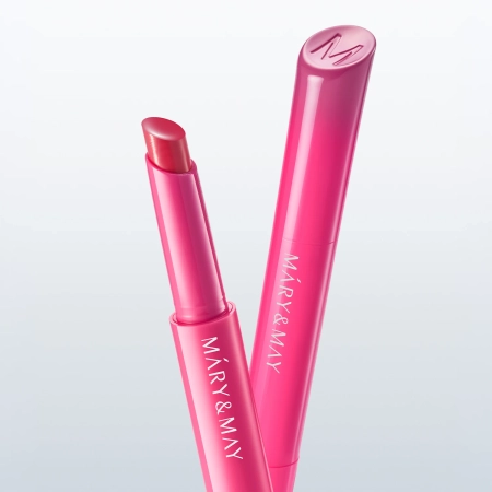 Mary&May - Blooming Glow Lip - Getönter Lippenbalsam - 02 Ruby Blossom - 1,7 g