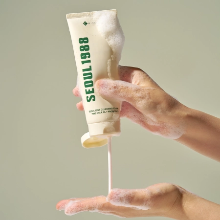 K-SECRET - SEOUL 1988 Cleansing Foam : Pine Cica 1% + Probiotics - Reinigungsschaum für das Gesicht - 150ml