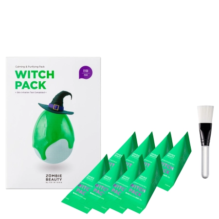 ZOMBIE BEAUTY by SKIN1004 - Witch Pack - Tiefenreinigende Maske mit grünem Tee - 8 Stk. x 15g
