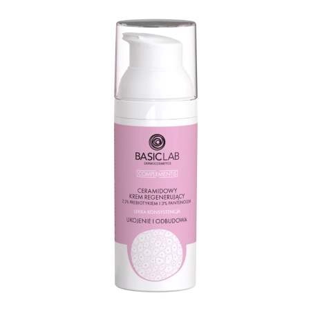BasicLab - Complementis - Regenerierende Präbiotikum- , Panthenol- und Ceramid-Creme mit  leichter Konsistenz - 50ml