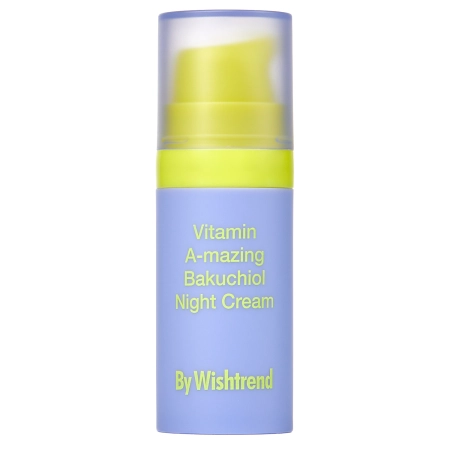 By Wishtrend – Vitamin A-mazing Bakuchiol Night Cream Mini – Nachtcreme mit Vitamin A und Bakuchiol – 10 g 
